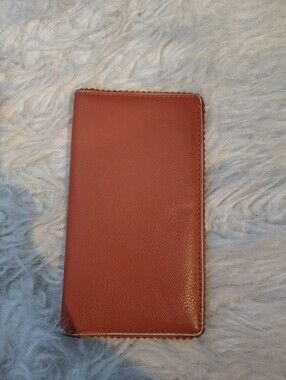 Orange Genuine Leather Wallet